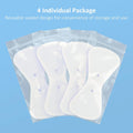Comfytemp TENS Unit Replacement Pads only for K6101, 4 Pack Wireless TENS Pads, 5.1" x 2.4" Reusable Self Adhesive Electrodes with Premium