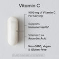 Sports Research Vitamin C 1000Mg - Non-Gmo Project Verified Ascorbic Acid Vitamin C Supplement for Immune Support & Antioxidant Protection | Vegan
