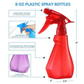 DilaBee 8oz 4-Pack Empty Spray Bottles for Cleaning Heavy Duty, Small Spray Bottle for Hair, Plant Mister, Squirt Bottle for Cats, Spritzer