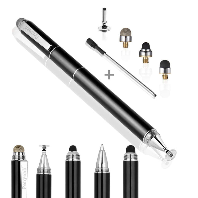 Penyeah Stylus Pen, 4 in 1 Disc Stylus Pens for Touch Screens, High Precision and Sensitivity Universal Capacitive Stylu