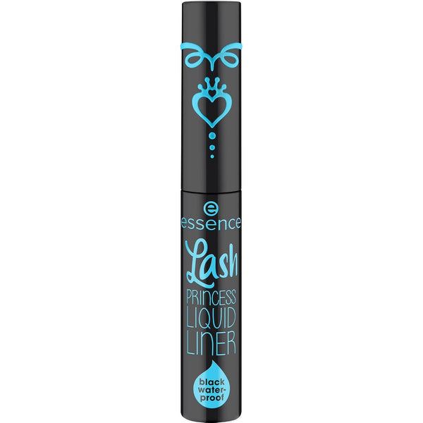 essence | Lash Princess Liquid Liner Waterproof Black | Smudge Proof, Matte Eyeliner with Ultra-Fine Brush Tip | Vegan & Cruelty Free Black Waterproof