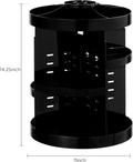 HBlife Extra Large 360 Rotating Makeup Organizer Adjustable Carousel Large Capacity Revolving Perfume Organizer Skincare Organizers Cosmetic