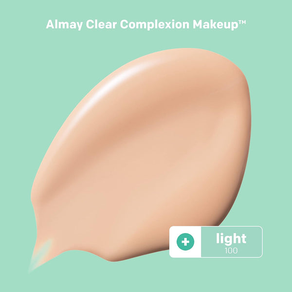 Almay Clear Complexion Acne & Blemish Spot Treatment Concealer Makeup with Salicylic Acid- Lightweight, Full Coverage, Hypoallergenic,