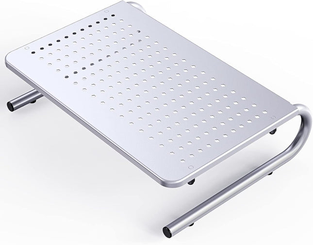 HUANUO Monitor & Laptop Stand - Metal Vented Riser for Screen, Laptops, Printers