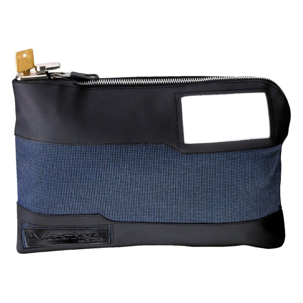 Master Lock Money Bag with Key Lock and Zipper for Cash, 11-1/2 in. Long Locking Portable Travel Money Pouch Protects Passports, Valuables, 7120D,