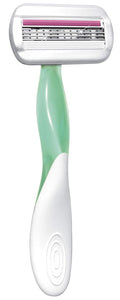 BIC Soleil Glow Razors, 3 Count Silver 3 Count (Pack of 1)