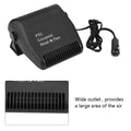 Car Heater Defroster,12V Cooling Fan Heater 2 in 1 Portable Fast Heating Low Noise Car Ceramic Heating Windshield Defroster Demister