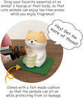 Stone Diffuser Tea-Drinking Animals [ Designed in Japan] Non Electric Passive Diffuser for Essential Oil and Aromatherapy (Ceramic/Clay)