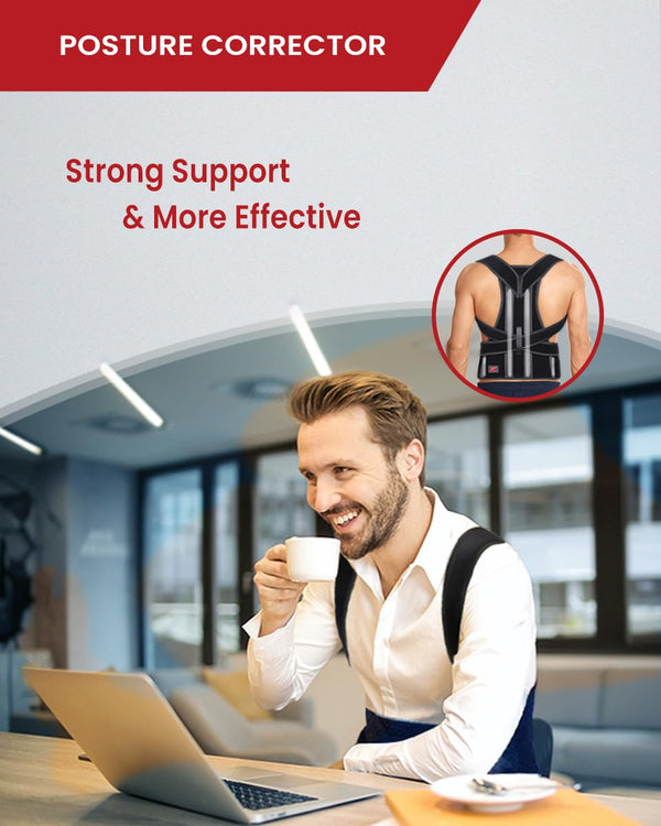Hurmoya Back Brace Posture Corrector for Women and Men, Lower and Upper Back Pain Relief, Shoulder Straightener and Adjustable Full Back and