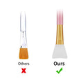 Cuttte 4pcs Silicone Face Mask Applicators, Flexible Facial Mud Masks Applicator, Hairless Moisturizers Tools, Soft Facial Brushes for Mud, Clay,