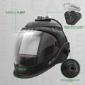 Panoramic View Auto Darkening Welding Helmet with LightÃ¯Â¼Â1/1/1/1 True Color Solar Powered Welding Hood MaskÃ¯Â¼Â4 Arc Sensor Wide Shade for
