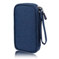 Electronics Carrying Pouch Case Bag - Cable Charger Organizer Travel Shockproof Cord for Cellphone, Earphone, Powerbank, USB Hard Drive, SD Card,