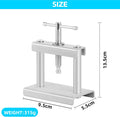 Singcci Watch Press Tool Set, Press Set Back Case Closer with 12 Molds, Watch Battery Replacement，Back Case Closer for Closing Caps, with Instructions