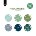 Beetles Green Gel Nail Polish Set - 6 Colors Green Gray Blue Glitter Nail Gel Polish Soak off Uv Gel Nail Art Manicure Gifts for Women 0-0-Colors