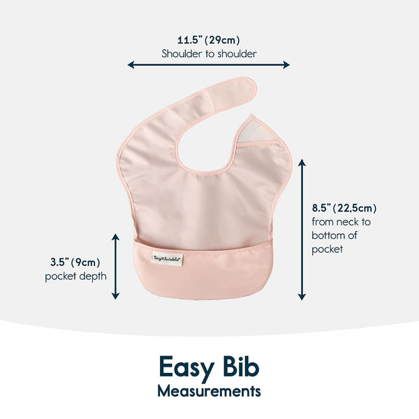 Tiny Twinkle Mess-Proof Baby Bibs for Eating | Waterproof, Wipeable Toddler Bibs with Catch-All Pocket | Feeding Bibs for Girls & Boys(3