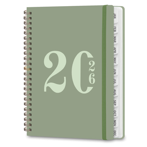 Planner 2025-2026, Weekly and Monthly Calendar Academic Planner (July 2025 - June 2026), Hardcover Teacher School Student Agenda with Tabs, Ideal