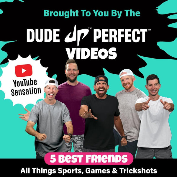Dude Perfect Board Game with Soccer Add On; Action Packed Sports Challenges for Competitive Kids and Families | Perfect for Family Game Night; 2