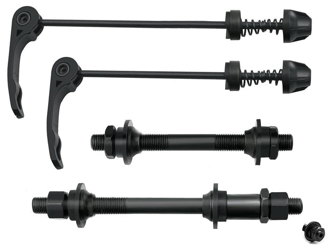 MTB Quick Release Bicycle Hub, Road Mountain Bike Front & Rear Axle Hollow Shaft