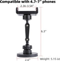 Gym Magnetic Phone Holder Mount Attach to Metal Surface, 360° Rotatable Heavy Duty Magnet Phone Mount for Gym Workout Record, Compatible with
