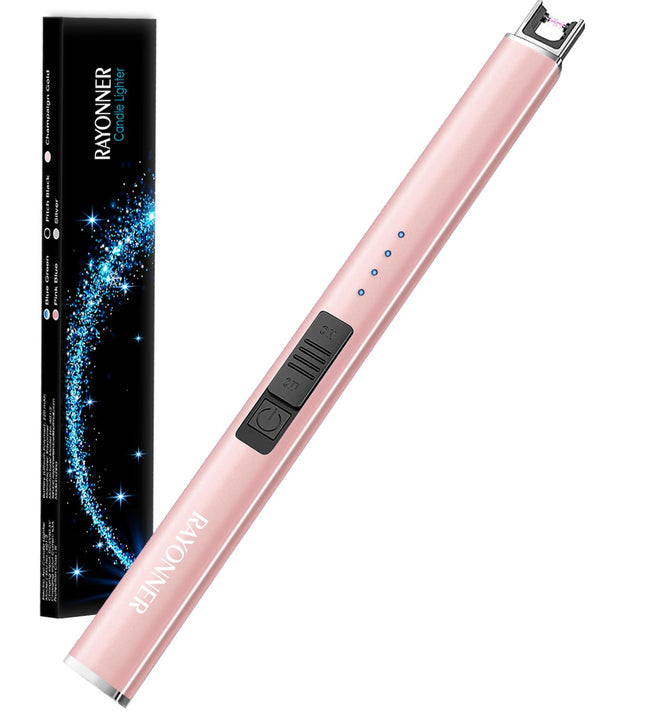 RAYONNER Lighter Electric Candle Lighters Rechargeable USB Lighter Arc Lighters 