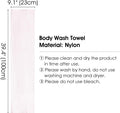 SHIMOYAMA Body Wash Towel, Exfoliating Shower Towel, Bath Loofah, Body Scrubber - Made in Japan