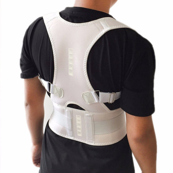 Thoracic Back Brace Posture Corrector- Magnetic Lumbar Back Support Belt-Back Pain Relief, Improve Thoracic Kyphosis, for Lower and Upper Back