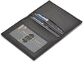 Leatherboss Genuine Leather Small Slim Bifold Wallet | Credit, Debit, ID Card Holder | Compact & Stylish with Clear ID Windows | Gift for Men, Black