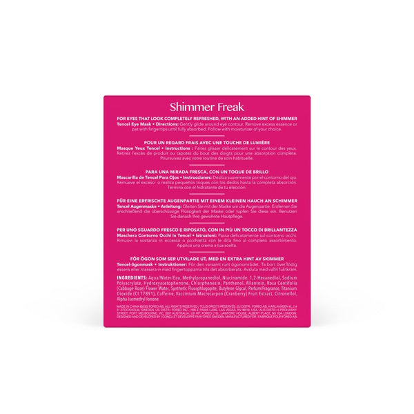 FOREO Shimmer Freak Advanced Collection 2.0 UFO-Activated Facial - Eye Contour Illuminating - Beauty & Personal Care - Rose Water - Niacinamide -
