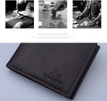 Slim Wallet for Men with Coin Purse, Minimalist Wallet with Zipper, Bifold Mens Wallets with Credit Card Holder, PU Leather Men'S Wallet with