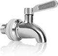 BTSKY™Stainless Steel Beverage Dispenser Replacement Spigot Fits 16mm（5/8 inch）Opening - No Lead Dispenser Replacement Faucet, Polished Finish Silver