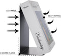 Camelmother Metal Bookend for Shelves Book Holder & Stopper Black