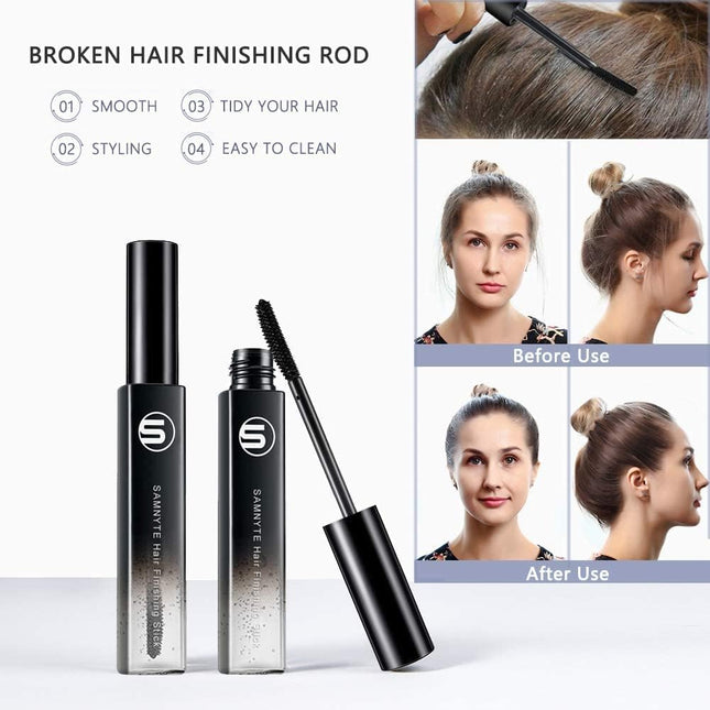 Samnyte Hair Finishing Stick, (4 Pack) Flash Moment Flyaway Control and Shiny Ma