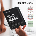 JAXON LANE BRO MASK Premium Korean Face Mask for Men (4 x 1 Pack) - Anti Aging Sheet Masks w/Hydrogel, Vitamin C, Hydrolyzed Collagen, &