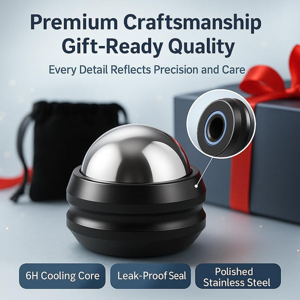 Cold Massage Roller Ball - Father Men Day Gifts from Wife Daughter Son, Stays Cold for 6 Hours, Home Office Travel Essentials,Sports Fitness