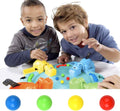 48Pcs Game Replacement Marbles Balls Compatible with Hungry Hungry Hippos（4 Color