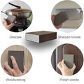 8 PCS Sanding Sponge Assortment, 2 PCS Each of 120 220 320 400 Grit -Coarse Medium Fine Hand Sanding Block Sandpaper Sponge for Metal Wood-Working