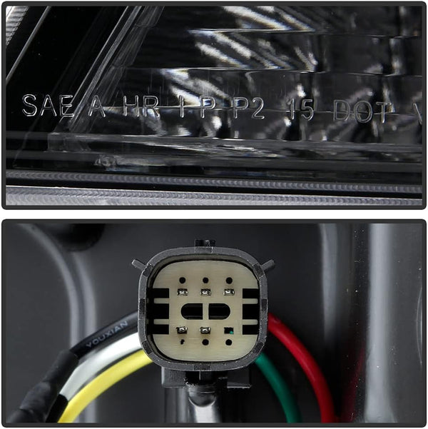 ACANII - For2015-2022 Chevy Colorado Headlights Headlamps Head Lights Lamps Aftermarket Replacement Driver + Passenger