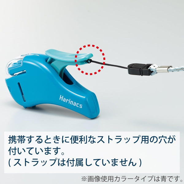 Kokuyo Stapleless Stapler, Harinacs Handheld Staple-Free, Up to 5 Sheets No Staple Binding, Portable Holeless Compact Alpha, Green, Japan Import