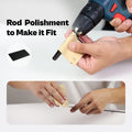 OJYDOIIIY Fishing Rod Repair Kit with Epoxy Glue, Wrapping Thread, Clipper, and Masking Tape 24-hrs Curing