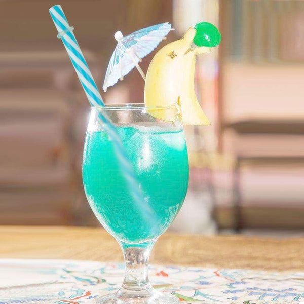 100 Piece Reusable Hard Plastic Straws. BPA-Free, 9 Inch Long Stripe Drinking Straws, Outer Diameter 0.28 Inch 102 Piece Set