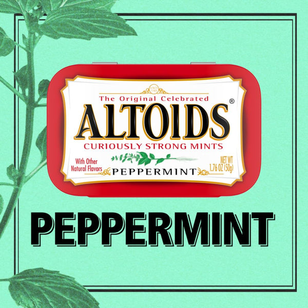 Altoids Classic Peppermint Breath Mints, 1.76 Ounce (Pack of 12) 1.76 Ounce (Pack of 12) Peppermint