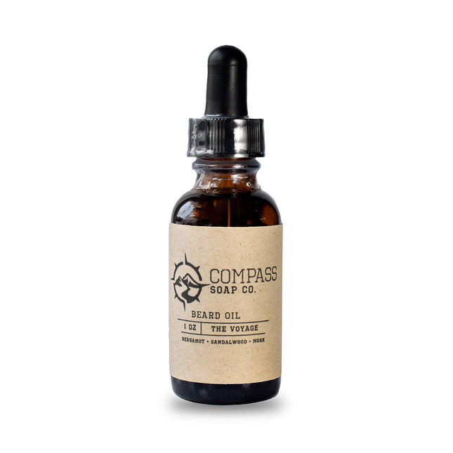 Compass Soap'S the Voyage - Natural Beard Oil for Men | Beard Oil for Nourishmen