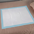 Premium Protection Chucks Disposable Underpads, Super Absorbent Protective Bed Pads for Seniors, Pkg of 10, by Easy Comforts White, Blue