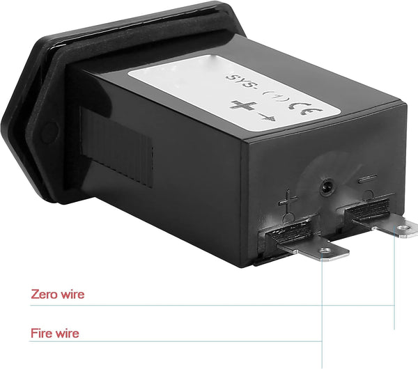 Mechanical Engine Hour Meter AC 110V 120V 220V 230V for Air Compressor Golf Cart Club House Generator ATV Chainsaw Tiller Chipper