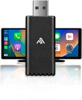 Wireless Carplay Adapter - Fastest 5Ghz - Autosky - Plug and Play - USB-C and USB-A Cables - Wired Carplay Required