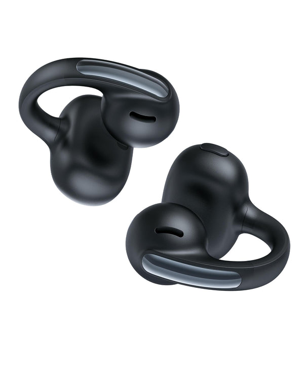 Baseus Bowie MC1 Open Ear Clip-On Earbuds, Adaptive Comfort with Anti-Drop Design, Impactful Sound with Adaptive Bass Boost, Adaptive Noise