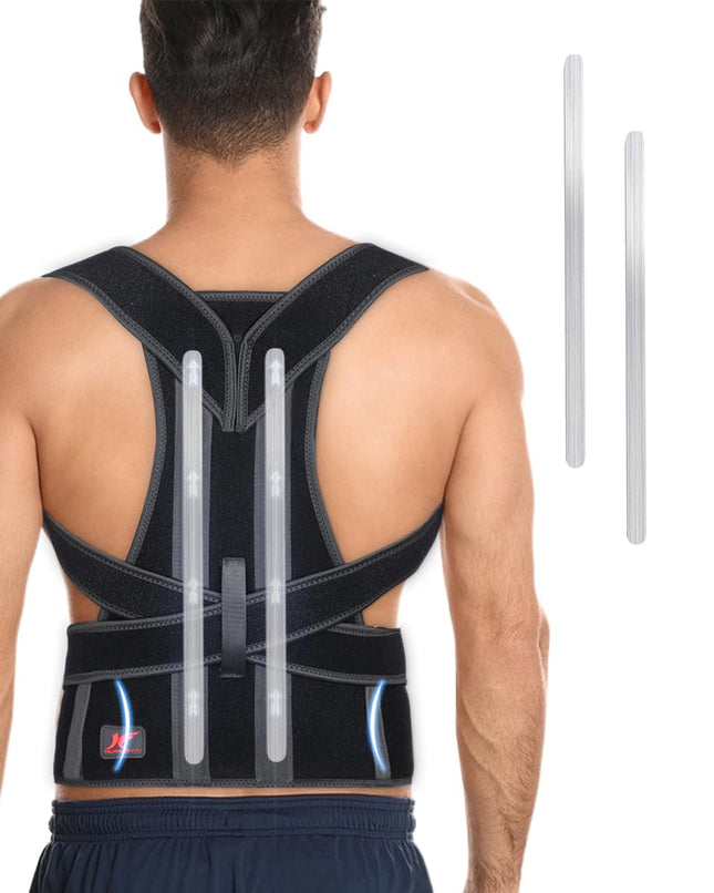 Back Brace Posture Corrector for Women and Men, Lower and Upper Back Pain Relief, Shoulder Straightener and Adjustable F