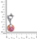 Pink Ribbon Fight Against Breast Cancer Boxing Glove Charm Link Bracelet Pink Boxing Glove