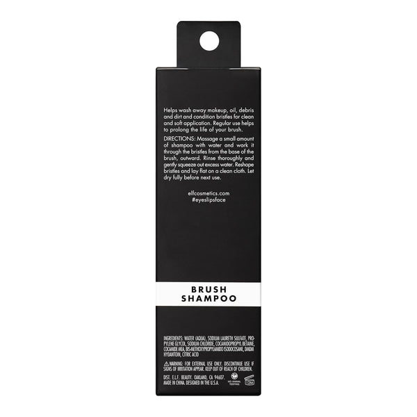 E.L.F. Makeup Brush Shampoo, Gentle Bristles Conditioner to Easily Remove Oils & Dirt from Makeup Brushes, 4.1 Fl Oz, Vegan & Cruelty-Free