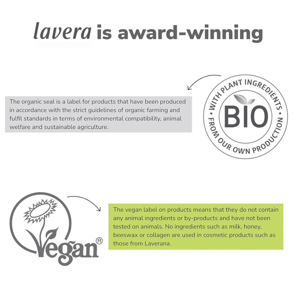 Lavera Eyebrow Pencil Blonde 02 - Organic Jojoba Oil and Shea Butter - Smooths and Perfects - Vegan - Organic Eye Makeup